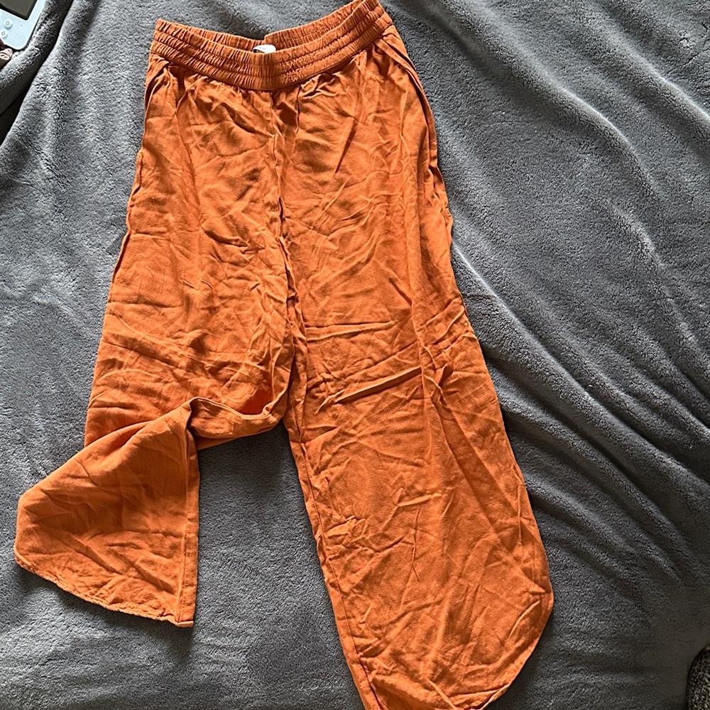 Pull&Bear Vibrant Orange women’s pants